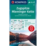 25 Kompass Wanderkarte
